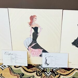 Barbie Limited Edition Robert Best Prints . 20 x 16 with cardboard backing.